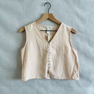 Silk Vest Tank Top
